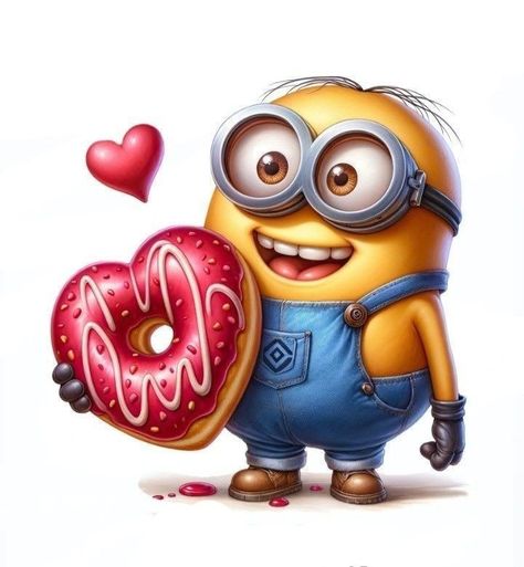 Minion I Love You, Minion Wedding, Minion Tattoo, Barbie Dress Cake, Minion Rock, Minion Art, Cute Monsters Drawings, Minion 2, Minion Banana