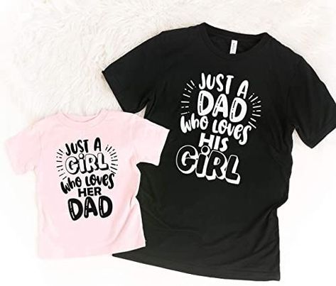 Daddy And Daughter, Daughter Shirts, Father And Baby, Kids Tees, Family Shirts Matching, Girl Dad, Dad Daughter, Matching Tees, Baby Shirts