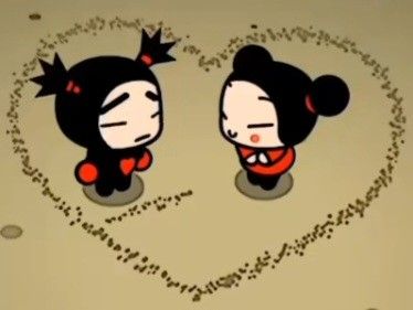 Charlie Brown Matching Pfp, Funny Pfp Matching, Garu And Pucca, Puka And Garu, Trio Dynamics, Pucca Pfp, Pucca Icons, Pucca X Garu Cartoon, Matching Characters