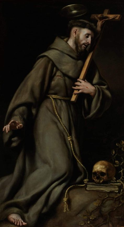 St Francis Assisi, Lives Of The Saints, Sao Francisco, Francis Of Assisi, San Francesco, Religious Images, Catholic Art, St Francis, Jesus Is Lord