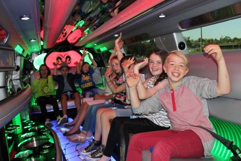 Limo Birthday Party, Limo Birthday, Kids Party Bus, Limo Party, Limo Ride, Limo Bus, Black Car Service, Party Bus Rental, Limo Rental