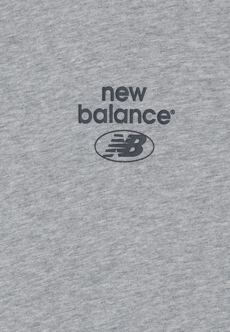 New Balance ESSENTIALS REIMAGINED SHORT SLEEVE UNISEX - Navadna majica - mottled light grey Basic T Shirt, New Balance, Light Grey, T Shirts, Grey, T Shirt