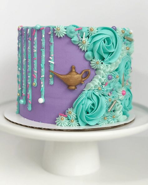 Aladdin Birthday Cake, Jasmine Birthday Cake, Princess Jasmine Cake, Aladdin Theme, 28th Birthday Cake, Princess Theme Cake, Jasmine Cake, Aladdin Cake, Aladdin Birthday Party