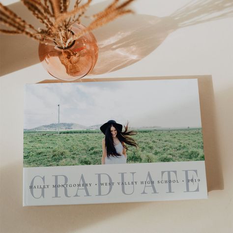 Chic Invitation, Graduation Invitations Template, Photo Guest Book, Graduation Year, Graduation Photo, Vine Design, Graduation Photos, Grad Gifts, Senior Portrait