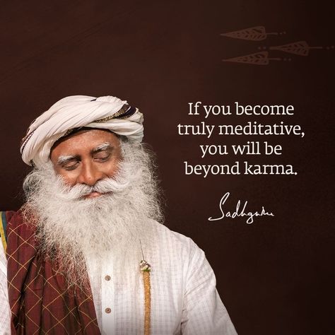 #KarmaBook #Karma #Karmaquote #SadhguruQuotes Karma Book, Sadhguru Quotes, The Key To Happiness, Key To Happiness, Karma Quotes, Yoga Poses For Beginners, Quotes By Emotions, Pretty Birds, New Perspective