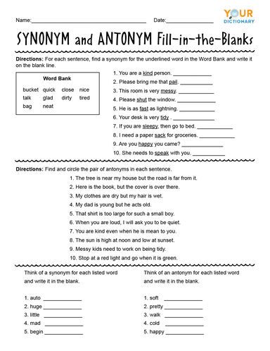 Synonyms Worksheets, Synonyms Worksheet, Scientific Method Worksheet Free, Antonyms Worksheet, Text Features Worksheet, Sequencing Worksheets, First Grade Worksheets, Social Studies Worksheets, Synonyms And Antonyms