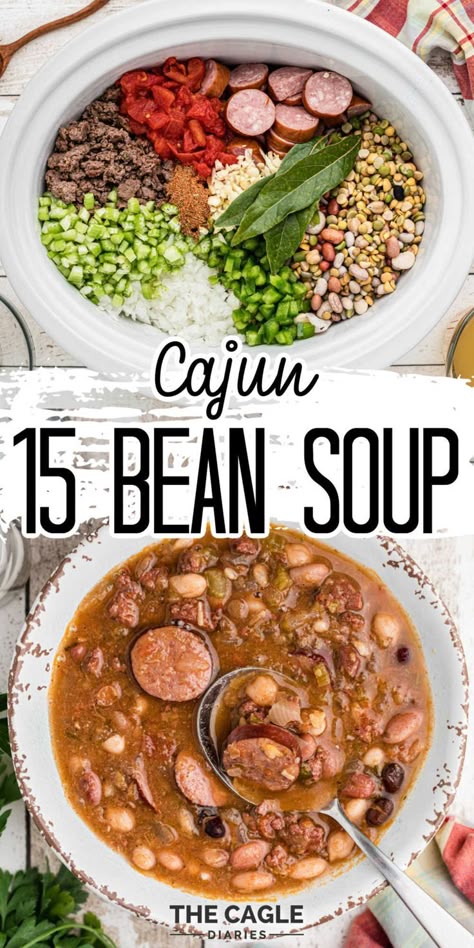 Bean Soup Crockpot Recipes, Cajun 15 Bean Soup Instant Pot, Cajun Bean Soup Crockpot, 15 Bean Soup Recipes Instant Pot, 15 Bean Soup Crock Pot Slow Cooker, Crock Pot 15 Bean Soup, 10 Bean Soup Recipe Slow Cooker, Cajun 15 Bean Soup Crock Pot, 8 Bean Soup Recipe