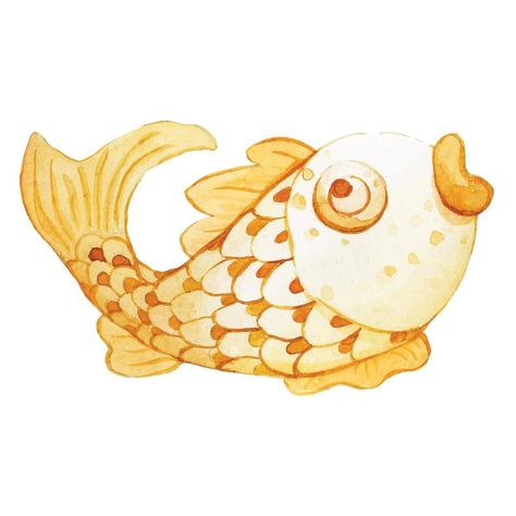 Golden Fish Drawing, Carp Drawing, Drawing Japanese, Fish Drawing, Golden Fish, Fish Drawings, Watercolor Drawing, Fish Art, Traditional Chinese