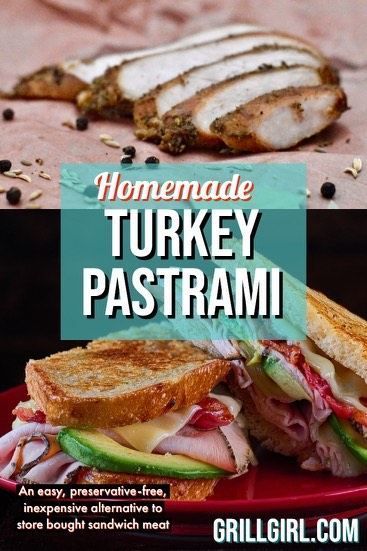 Homemade Turkey Pastrami Recipe, Turkey Pastrami Sandwich, Corned Turkey, Turkey Pastrami Recipe, Smokers Recipes, Pastrami Recipes, Odd Recipes, Grill Turkey, Diy Sausage