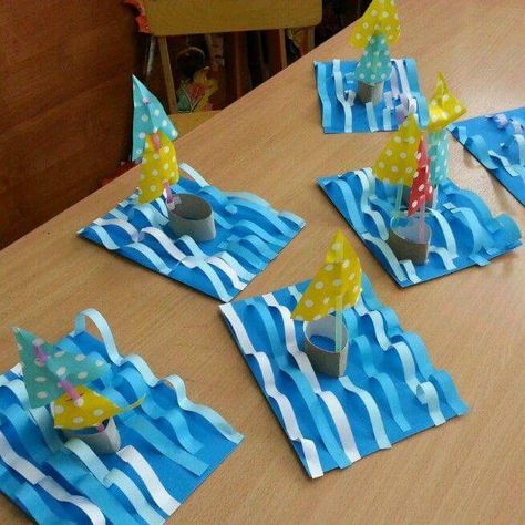 Second Grade After School Activities, Boat Crafts For Kids, Transportation Crafts, Hairstyles For Kids Black, Kindergarden Activities, Easter Hairstyles For Kids, Preschool Arts And Crafts, Preschool Art Activities, Hairstyles For Kids