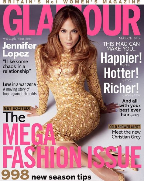 hair Glamour Magazine Cover, Jennifer Lopez Hair, Pastel Pink Hair, Magazine Interview, Glamour Uk, Glamour Magazine, Fashion District, Women Magazines, Stay In Shape