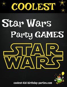 Balloon Party Games, Star Wars Party Games, Star Wars Characters Poster, Birthday Games For Kids, Star Wars Theme Party, Jedi Training, Birthday Party Games For Kids, Star Wars Birthday Party, Star Wars Diy