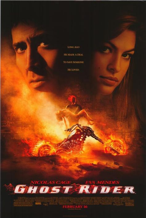 Ghost Rider 27x40 Movie Poster (2007) Eva Mendes Ghost Rider, Ghost Rider Movie, Ghost Rider 2007, Ghost Rider 2, Posters Amazon, Johnny Blaze, Marvel Movie Posters, Sam Elliott, Thriller Movie