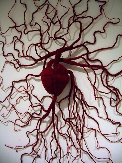 Heart Fashion Design, Entwined Art Gcse, Visceral Art, Textile Heart, Human Heart Art, Heart Sculpture, Moving Art, A Level Textiles, Heart Aesthetic