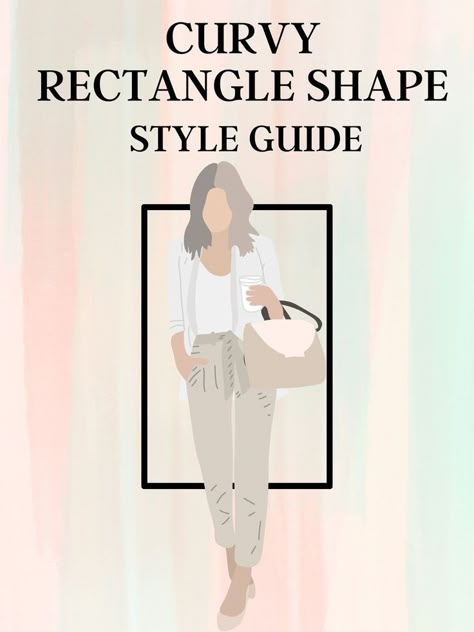 Rectangle shapes come in all sizes. If you're a curvy rectangle, find clothing that creates a waist definition to flatter your shape. This guide will help you understand your features and how to dress your body. Beige Cargo Pants, Rectangle Body Shape, Athletic Build, Curvy Hips, Tulip Skirt, A Rectangle, Wrap Coat, Beauty Clothes, Style Mistakes