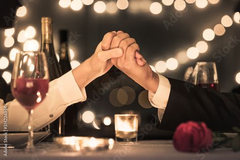 Stock Image: Couple enjoying a romantic candle light dinner date. Dinner Romantic Couple, Candle Light Dinner Romantic Couple, Dinner Photoshoot, Dinner Light, Dinner Romantic, Couples Dinner, Jewel Candles, Romantic Candle Light Dinner, Romantic Questions