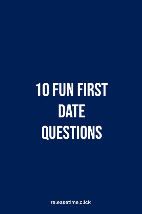 First dates don’t have to be awkward! Break the ice and spark a deeper connection with your date by using these 10 fun and thoughtful questions. Move beyond small talk and create meaningful conversations that can set the tone for an enjoyable date. Whether you're looking for light-hearted insights or genuine reflections, these questions can help you understand each other better and make your date memorable. Say goodbye to uncomfortable silences and hello to engaging dialogue! Get To Know You Questions First Date, Small Talk Questions, Simple First Date Questions, What To Talk About On A First Date, First Date Kinda Nervous, First Date Conversation, First Date Questions, Fun First Dates, Define Success