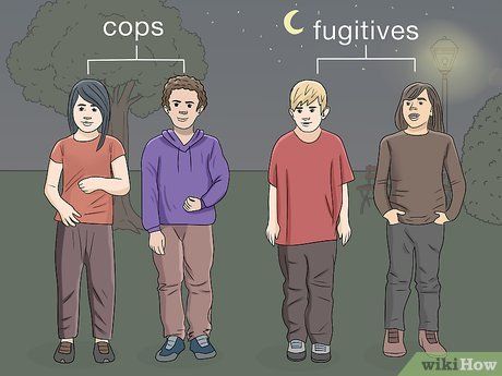 3 Ways to Play Fugitive (Night Game) - wikiHow Fugitive Game, Youth Games, Capture The Flag, 12 Step, 12 Steps, Hide And Seek, Up Game, The Flag, Game Night