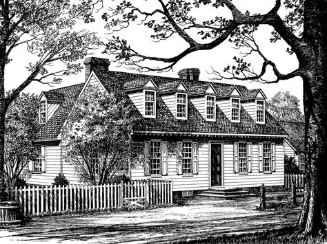 Plan #137-281 - Houseplans.com Large Storage Closet, Brick Terrace, House Plans Colonial, Cape Cod House Plans, Cape Cod Home, Colonial Style House, Colonial Style House Plans, Cape Cod Cottage, Saltbox Houses