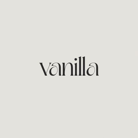 Vanilla Logo Design, Vanilla Tattoo, Bakery Font, Vanilla Logo, Bakery Inspiration, Hair Logo Design, Makeup Logo Design, Business Nails, Skincare Logo