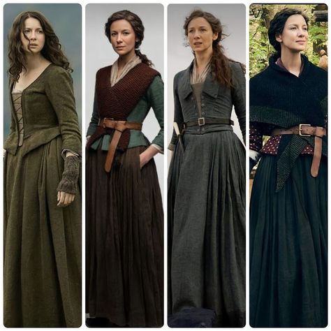 Claire Outlander Outfits, Clair Outlander Outfits, Outlander Costumes Halloween, Outlander Aesthetic Fashion, Outlander Outfits Inspiration, Outlander Costumes Diy, Outlander Outfits, Outlander Cosplay, Outlander Dresses