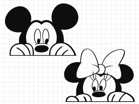 Miki Mouse, Svg Mickey Mouse, Mickey Mouse Svg, Mouse Drawing, Mickey And Minnie, Family Shirts, Cricut Silhouette, Disneyland, Art Images