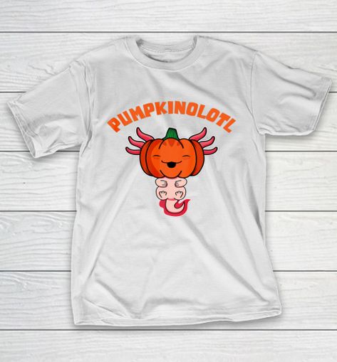 Axolotl Halloween Costume Pumpkinolotl Fall Pumpkin T-Shirt Creative Department, Hoodie Tank Top, Diy Halloween Costumes, Diy Costumes, Tank Top Hoodie, Pullover Sweatshirts, Fall Pumpkins, Halloween Shirt, Halloween Costume