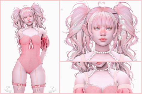 pink sim maxis match sims4 the sims sims4cc San33sims Cc, Sims Cc Stuff Packs, Ts4 Body Blush, Sims 4 Pink Skin Cc, Ts4 Kidcore Cc, Sims 4 Cute Makeup, Sims 4 Kawaii Hair Cc, Melanie Martinez Sims 4 Cc Portals, Sims Cc Barbie