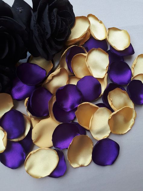 Gold Purple And White Party Ideas, Purple And Gold Color Palette, Gothic Wedding Decorations, Dark Purple Wedding, Lila Party, Homecoming 2024, Purple Party Decorations, Moon Board, Purple And Gold Wedding