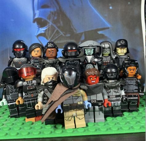 Lego Star Wars Micro Builds, Lego Custom Star Wars Minifigures, Lego Micro Star Wars, Lego Star Wars Jedi Fallen Order, Lego Jedi, Star Wars Minifigures, Lego Super Heroes, Lego Army, Lego Minifigs