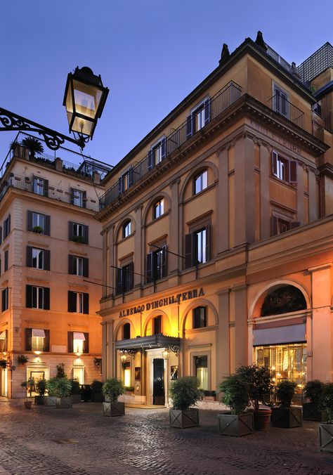 Hotel d'Inghilterra Exterior View #starhotels #hotels #rome Hotels In Rome, Rome Hotels, Hotel Exterior, Italy Hotels, Rome City, Elegant Hotel, Hotel Chain, Beautiful Vacations, Hotel Reservations