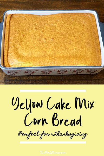 Looking for a corn bread recipe for Thanksgiving? You will LOVE this yellow cake mix corn bread. It is a sweet corn bread that pairs nicely with almost anything. If you are a fan of sweet corn bread you will love this yellow cake mix corn bread recipe. Yellow Cake Mix Cornbread Recipe, Yellow Cake Cornbread, Sweet Cornbread Recipe Jiffy Yellow Cakes, Cornbread Cake Mix Recipe, Yellow Cake Cornbread Recipe, Cake Mix Cornbread Recipe, Cornbread With Yellow Cake Mix Recipe, Cornbread Yellow Cake, Cake Mix Cornbread