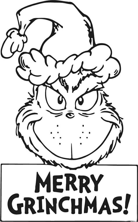 Grinch Printable, Grinch Drawing, Grinch Coloring Pages, Grinch Characters, Grinch Images, Grinch Stuff, Grinch Crafts, Grinch Decorations, Le Grinch