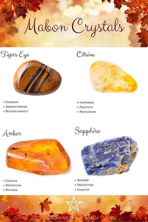 Fall Equinox Crystals, Crystals For Mabon, Mabon Crystal, Mabon Crystals, Mabon Celebration Food, Mabon Alter, Mabon Ideas, Blessed Mabon, Autumnal Equinox Celebration