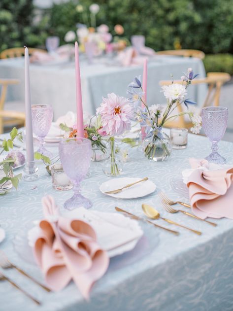 Baby Blue Wedding Theme, Newfoundland Wedding, Rainbow Row Charleston, Simple Table Decorations, Baby Blue Weddings, Menu Inspiration, Rainbow Row, Blue Themed Wedding, Photo Awards