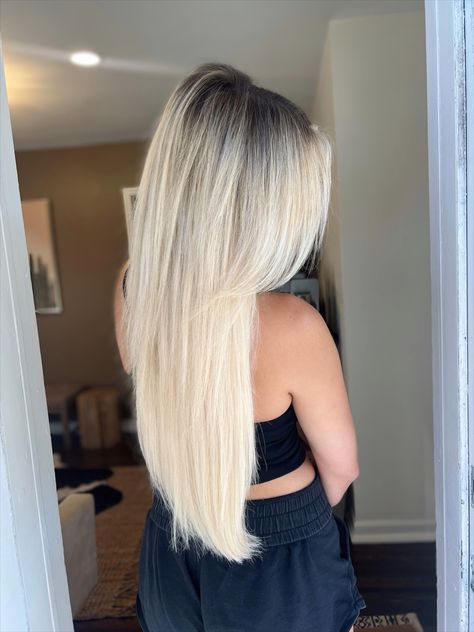 Blonde Ombre Hair, Blonde Ombré, Blonde Extensions, Ombre Hair Blonde, August 31, Color Inspo, Blonde Ombre, Hair Inspo Color, Hair Dye