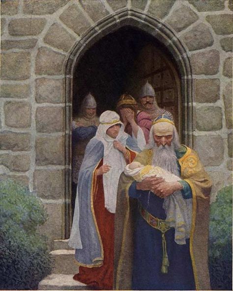 N C Wyeth, The Boy King, King Arthur Legend, Nc Wyeth, Roi Arthur, American Gallery, Arthurian Legend, Early Middle Ages, Andrew Wyeth