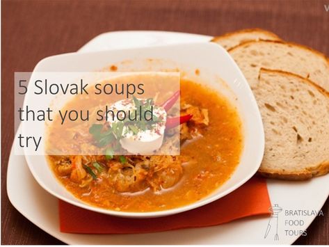 Read about essential part of Slovak cuisine and discover our lovely and tasty Slovak soups! They are everywhere - on Slovak Christmas or weddings included. Slovak Christmas, Tripe Soup, Christmas Soup, Healing Soup, Sauerkraut Soup, Sheep Cheese, Dried Plums, Sunday Lunch, Smoked Pork