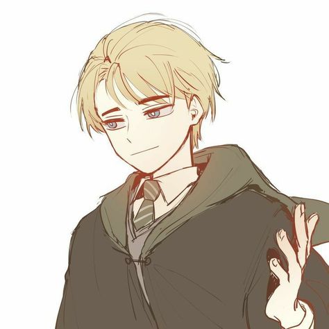 Draco Malfoy Anime Art, Draco Malfoy Fanart Anime, Draco Malfoy Cartoon, Harry Potter Draco Malfoy Fanart, Draco Malfoy Fanart Cute, Draco Malfoy Drawing, Draco Malfoy Art, Draco Fanart, Fantastic Beasts Hogwarts