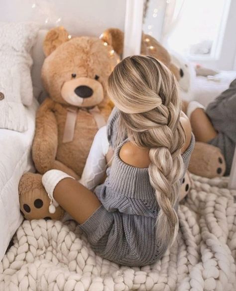 Shared by n2srin 3bd. Find images and videos about lifestyle, hair style and teddy bear on We Heart It - the app to get lost in what you love. Teddy Bears, Bears, Teddy Bear, Bed, On Instagram, Instagram