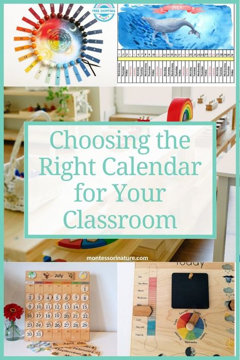 Reggio Emilia Calendar, Montessori Calendar Ideas, Reggio Calendar, Linear Calendar, Classroom Montessori, Montessori Calendar, Kindergarten Calendar, Preschool Calendar, Montessori House