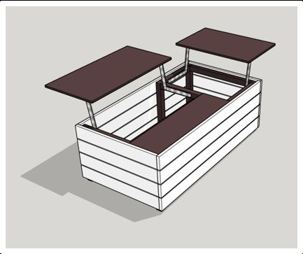 Diy Lift Top Coffee Table Plans, Diy Lift Top Coffee Table, Lift Up Coffee Table, Convertible Coffee Table, Diy Furniture Building, Coffee Table Plans, Furniture Update, Set Of Drawers, Lift Top Coffee Table