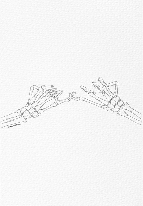 Two Skeleton Hands Tattoo, Hands Holding Pinkies Tattoo, Dainty Skeleton Hand Tattoo, Skeleton Hands Reaching For Each Other, Best Friend Skeleton Tattoo, Skeleton Hand Pinky Promise Tattoo, Skeleton Holding Hands Tattoo, Pinky Promise Tattoo Skeleton, Skeleton Hands Touching