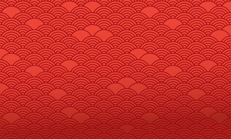 Chinese Patterns Traditional, Chinese Pattern Design, Chinese New Year Background, Chinese Ornament, Chinese Background, Red And White Flag, Chinese New Year Card, Red Background Images, New Year Illustration