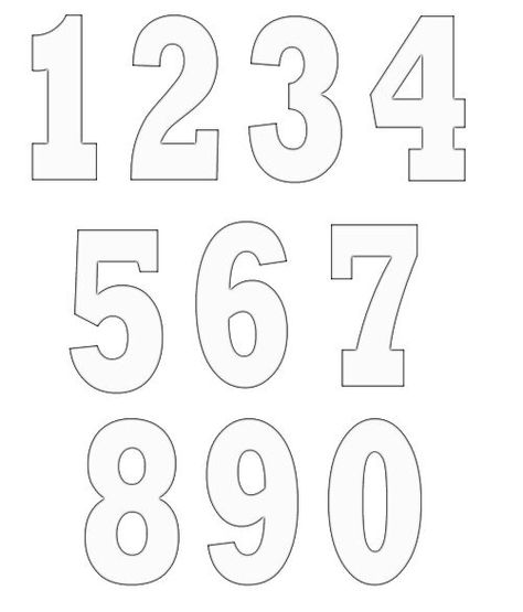 numbers clipart image 17 Free Stencils Printables Templates, Number Clipart, Stencils Printables Templates, Bee Stencil, Make Your Own Stencils, Numbers Template, Free Stencils Printables, Free Printable Numbers, Alphabet Templates