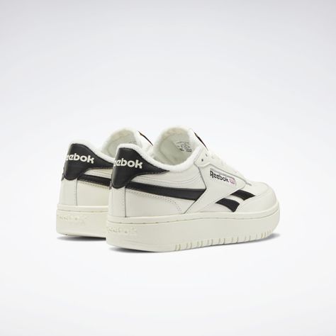 Reebok Club C Double Women's Shoes - White | Reebok US Reebok Club C Double Outfit, Reebok Shoes For Men, Club C Reebok, Reebok Club C Double, Expect The Unexpected, White Reebok, Reebok Classics, Reebok Club C, Club C