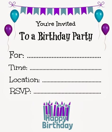 Free Printable Birthday Invitations Online | FREE Printable Birthday Invitation Templates - Bagvania Birthday Invitation Card Online, Sampul Notebook, Online Birthday Invitations, Birthday Party Invitations Free, Birthday Invitation Card Template, Free Printable Birthday Invitations, Design Invitation, Birthday Party Invitation Templates, Kids Birthday Party Invitations