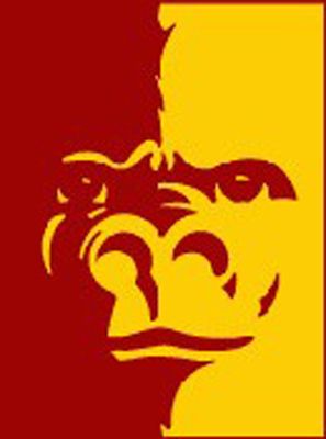 Pitt State Gorilla Split face! :) Gorilla Logo, University Marketing, State Of Kansas, Rights And Responsibilities, University Admissions, Missouri State, University Logo, College Logo, New Students