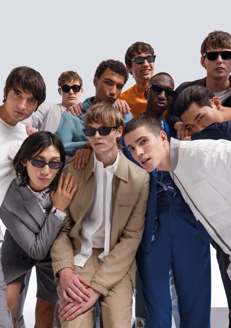 Confident Men, Eyewear Campaign, Group Fashion, Antony Morato, Men Spring, Fashion Campaigns, Fashion Suits, Spring 2023, Mens Spring