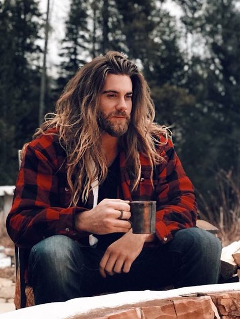 7-18-18 Hump Day Hunk - The Flannel Edition with Brock O'Hurn. Brock Ohurn, Man With Long Hair, Long Haired Men, Popular Mens Hairstyles, Men's Long Hairstyles, Francisco Lachowski, 남자 몸, Mens Haircuts Short, Best Short Haircuts